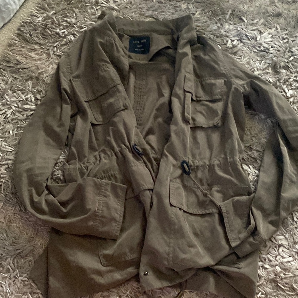 Love tree Army jacket size medium
